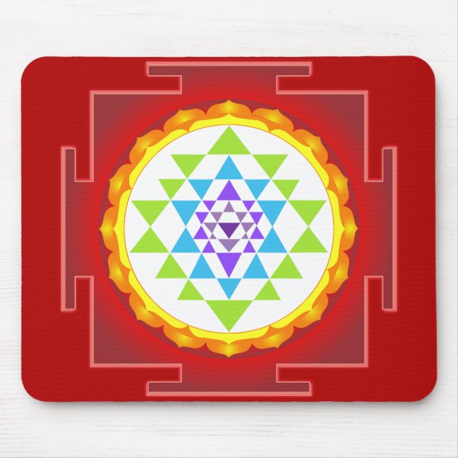 Sri Yantra Mouse Pad (Front)