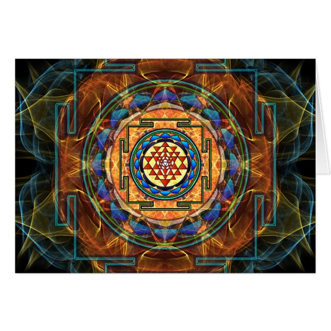 Sri Yantra - Sacred Geometry (Front Horizontal)