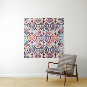 Sri Yantra  / Sri Chakra Pattern - Paint texture Tapestry
