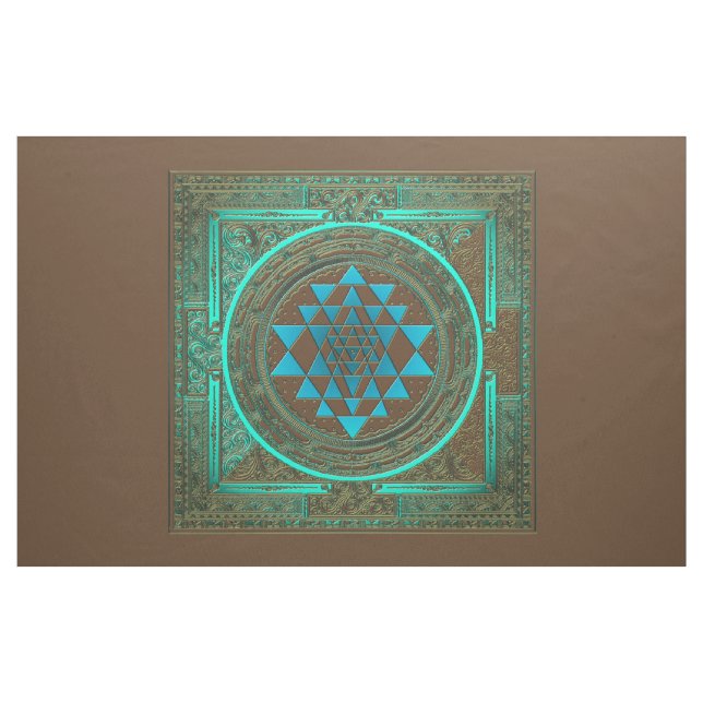 Sri Yantra Water Glow - Fabric (Yard)