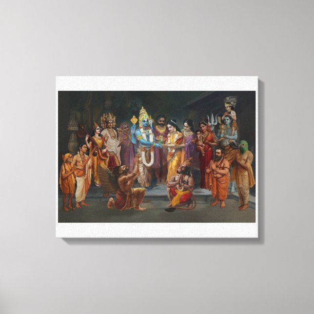 Srinivasa Kalyanam Canvas Wall Art (Front)