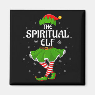 Sritual Elf Christmas Family Girls Women Elf Squad Magnet