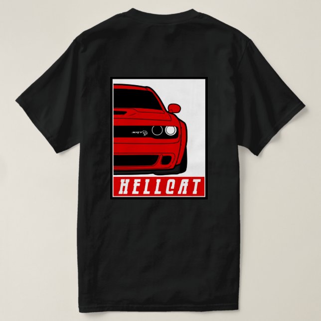 SRT DODGE HELLCAT t-shirt (Design Back)