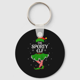 Srty Elf Christmas Family Girls Women Elf Squad Xm Key Ring