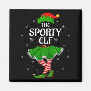 Srty Elf Christmas Family Girls Women Elf Squad Xm Magnet