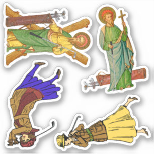 SS. Andrew & Jude and 2 Female Golfers Vintage