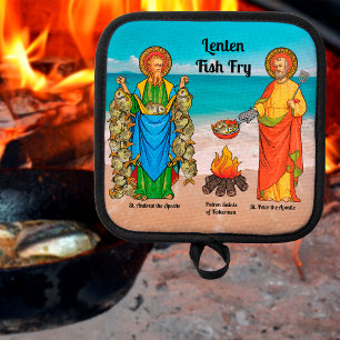 SS. Andrew & Peter's Fish Fry Cookout Pot Holder