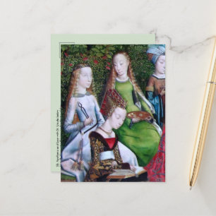 SS. Apollonia and Lucy (with St. Ursula) Postcard