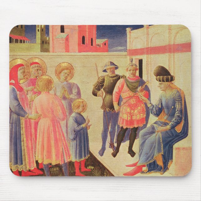 SS. Cosmas and Damian Before Diocletian Mouse Pad (Front)