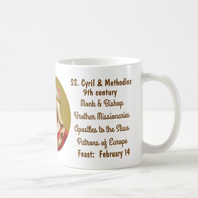 SS. Cyril & Methodius (M 001) Coffee Mug #1b (Right)
