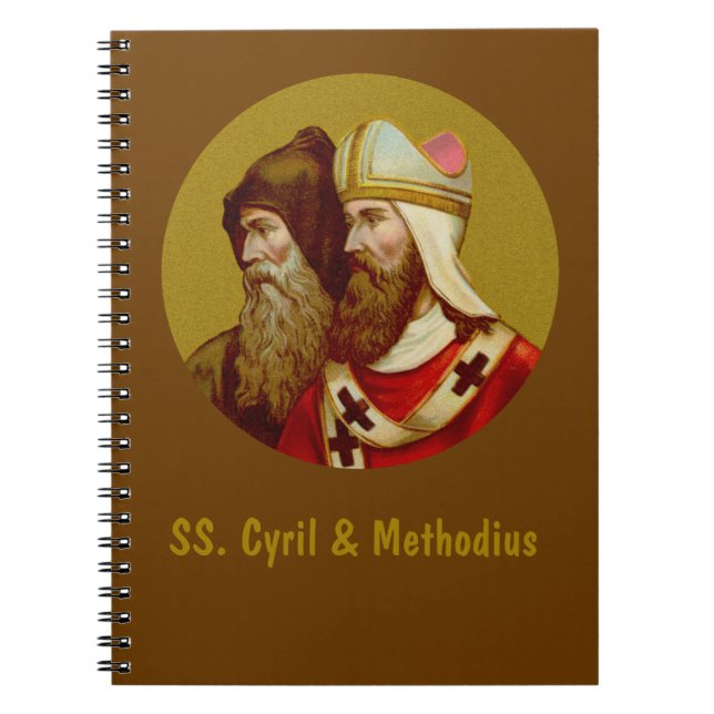 SS. Cyril & Methodius (M 001) Spiral Notebook (Front)