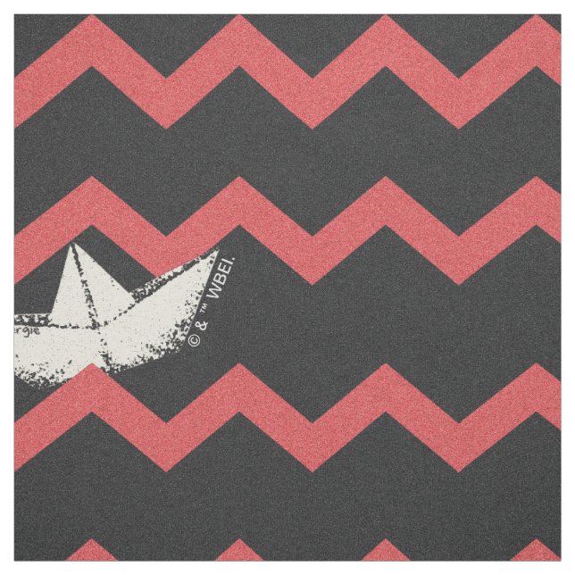 SS Georgie Boat Chevron Pattern Fabric (Swatch)