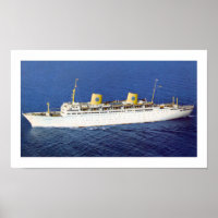 SS Gripsholm at Sea