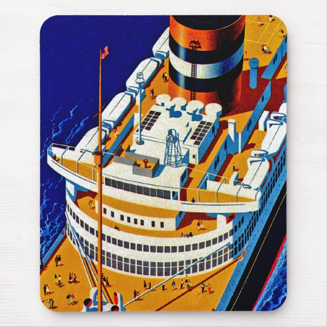 SS Nieuw Amsterdam Mouse Pad (Front)