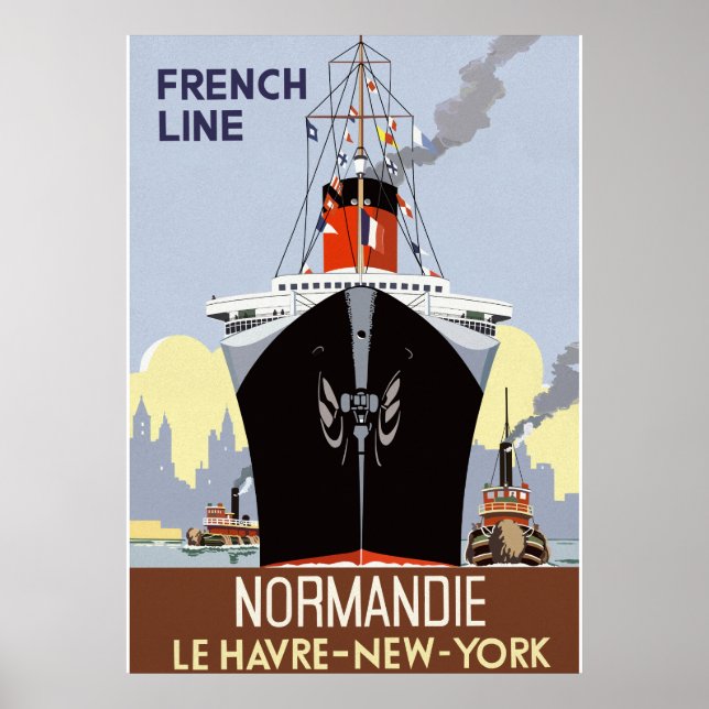 SS Normandie Poster (Front)