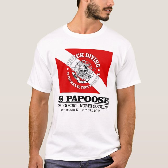 SS Papoose (best wrecks) T-Shirt (Front)