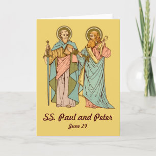 SS. Paul and Peter (RLS 13&14) Blank Greeting  Card