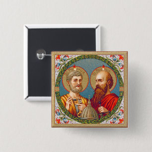 SS. Peter and Paul, Apostles (JMAS 01) 15 Cm Square Badge