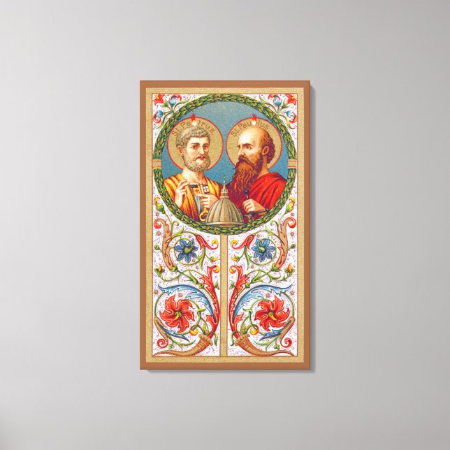 SS. Peter and Paul, Apostles (JMAS 01) Canvas Print (Front)