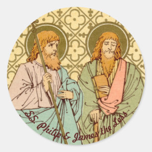 SS. Philip & James the Less (RLS 15) Classic Round Sticker