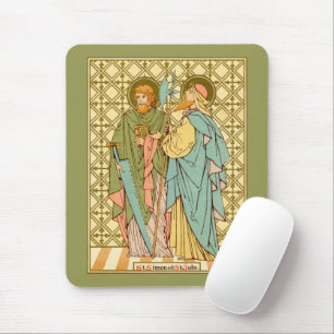 SS. Simon & Jude Thaddeus  (RLS 16) (Style 1) Mouse Pad