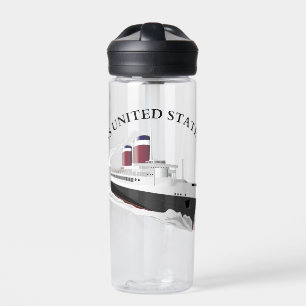 SS United States underway Water Bottle