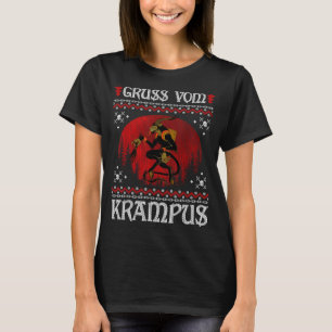 Ss Vom Krampus Christmas Evil Xmas Horror Ugly Swe T-Shirt