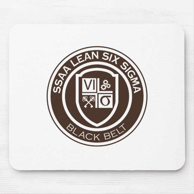 SSAA BLACK BELT MOUSE PAD (Front)