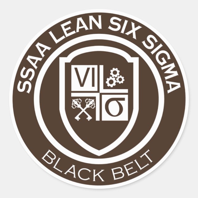 SSAA BLACK BELT STICKER (Front)