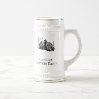 SSCN stein with logo and name