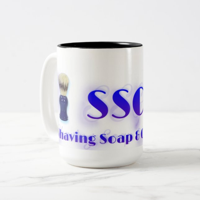 SSGS - Shaving Soap & Good Stink Mug (Front Left)