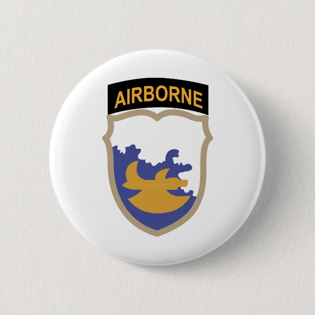 SSI - 18th Airborne Division - Phantom 6 Cm Round Badge (Front)