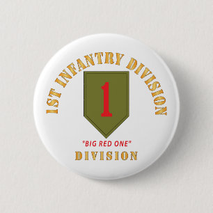 SSI - 1st Infantry Division - Big Red One 6 Cm Round Badge