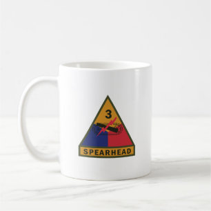 SSI - 3rd Armoured Division w Name Tape X 300 Coffee Mug