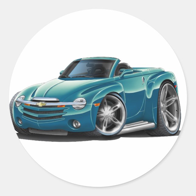 SSR Aquablur Convertible Classic Round Sticker (Front)
