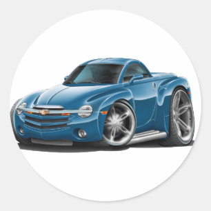 SSR Aquablur Truck Classic Round Sticker