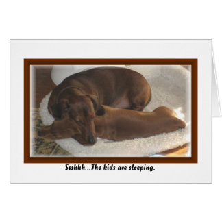 Ssshhh...The kids are sleeping.