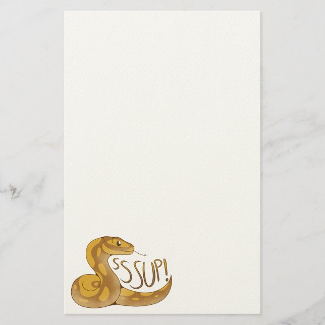 SSSup! Stationery (Front)