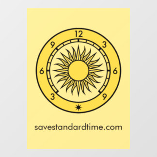 SST Logo Window Cling With Website