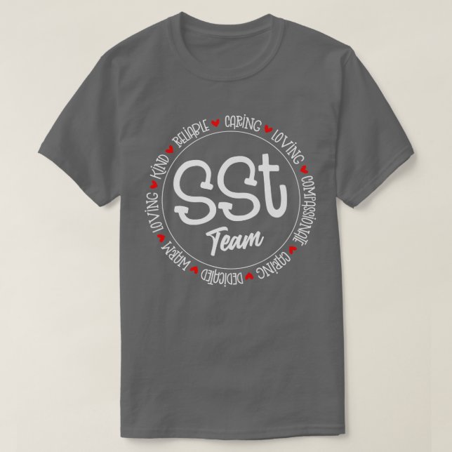 SST Team Social Teacher Studies Back To School Stu T-Shirt (Design Front)