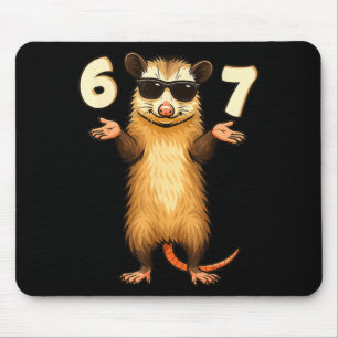 Ssum 67 Hand Motion Meme Funny Kids Teens Gen Alph Mouse Pad