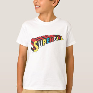 SSupergirl Colourful Logo T-Shirt