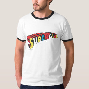 SSupergirl Colourful Logo T-Shirt