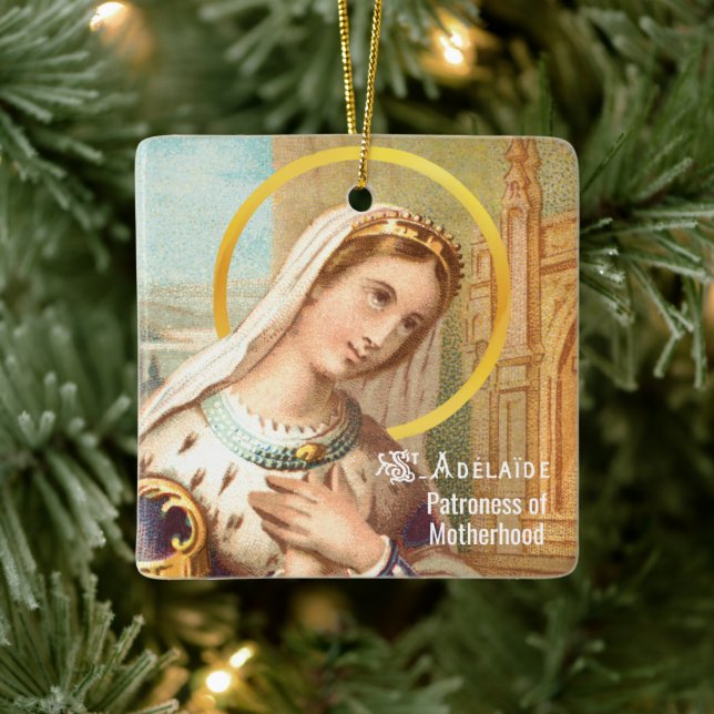 St. Adelaide, Holy Roman Empress (LT 03) Ceramic Ornament (Tree)