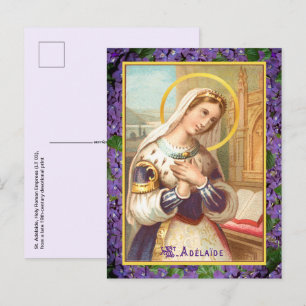 St. Adelaide, Holy Roman Empress (LT 03) Postcard