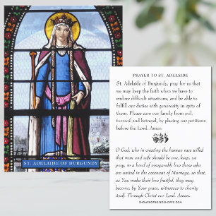 St. Adelaide Patron of Second Marriages Business Card