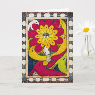 St. Adolf-Throne, Face-Flower   Adolf Wölfli   Card