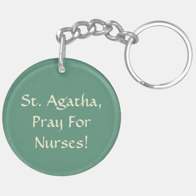 St. Agatha (M 003) Key Ring (Back Left)