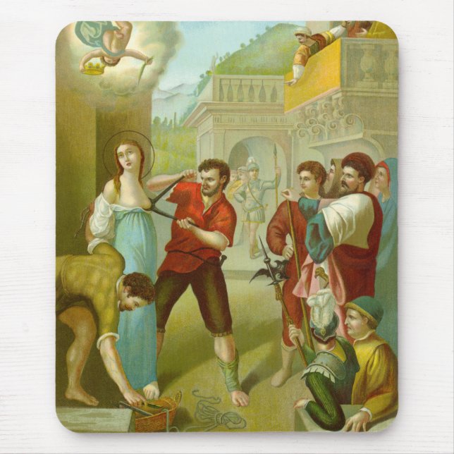St. Agatha (M 003) Mouse Pad (Front)