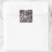 St. Agnes (albumen print) Square Sticker (Bag)